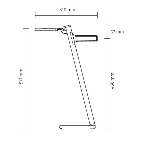 Roxxane Leggera 52 CL SET LED-Tischleuchte 2700K, dark bronze